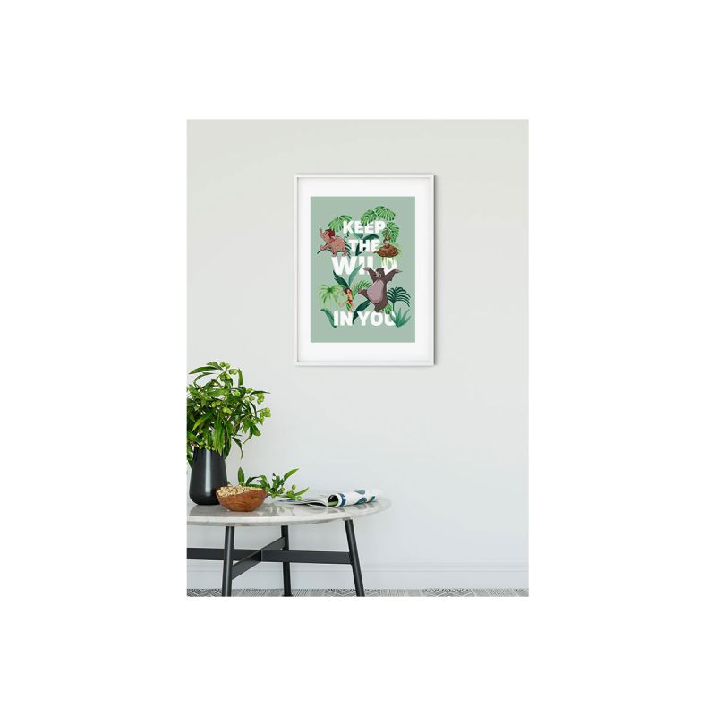 Komar  Wandbild Jungle Book Keep the Wild 40x50 cm
