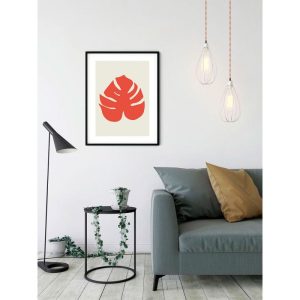 Komar Wandbild Winter Tropics Black Panther Monstera 40×50 cm Komar Wandbild Winter Tropics Black Panther Monstera 40×50 cm