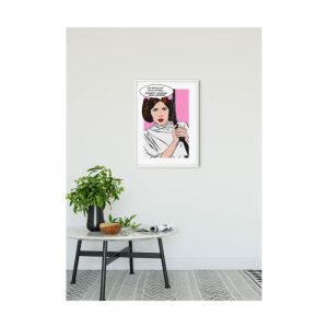 Komar  Wandbild Star Wars Classic Comic Quote Leia 40×50 cm
