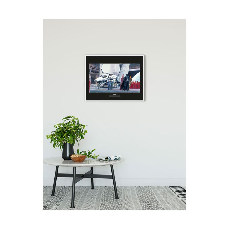 Komar  Wandbild Star Wars Classic Death Star Shuttle Dock 50x40 cm