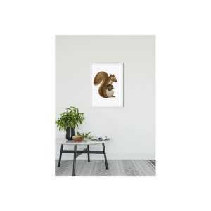 Komar Wandbild Cute Animal Squirrel 40×50 cm Komar Wandbild Cute Animal Squirrel 40×50 cm