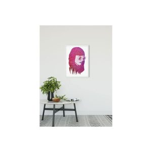 Komar Wandbild Grid Pink 40×50 cm Komar Wandbild Grid Pink 40×50 cm