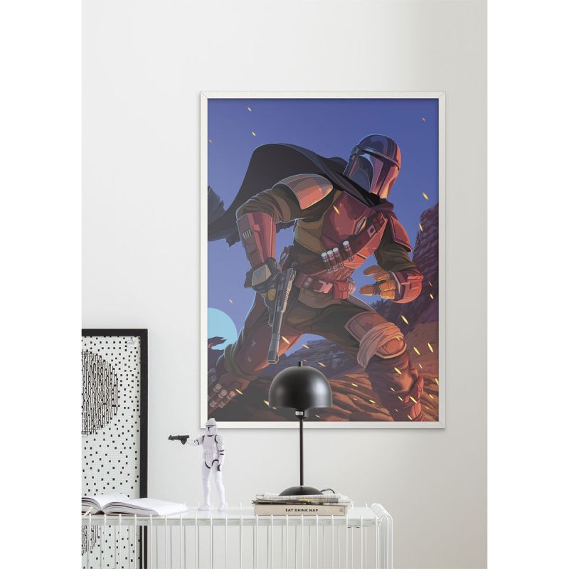Komar  Wandbild Mandalorian Ambush 50x70 cm
