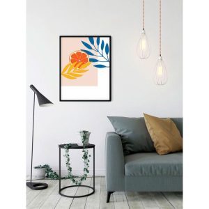 Komar Wandbild Illustration Drooping Leaves 50×70 cm Komar Wandbild Illustration Drooping Leaves 50×70 cm