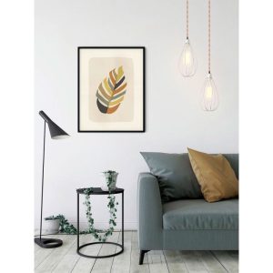Komar Wandbild Clay Leaf 50×70 cm Komar Wandbild Clay Leaf 50×70 cm