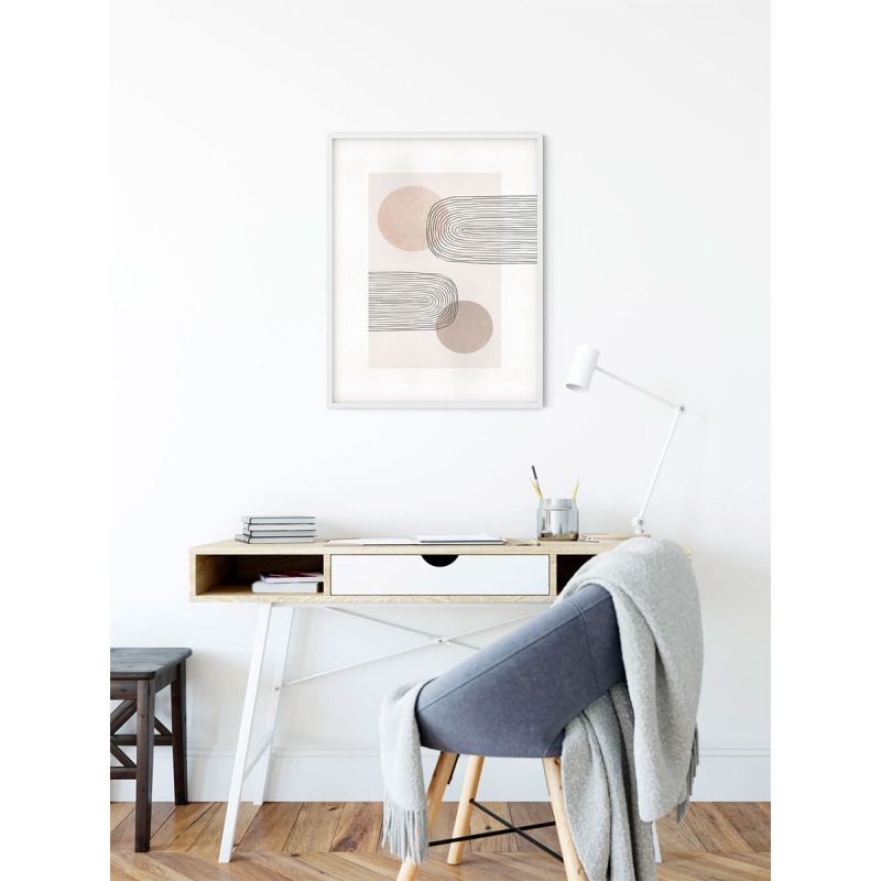 Komar  Wandbild Line Art Rainbow 50x70 cm
