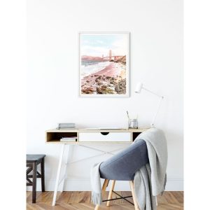 Komar Wandbild VOYAGE Golden Gate 50×70 cm Komar Wandbild VOYAGE Golden Gate 50×70 cm