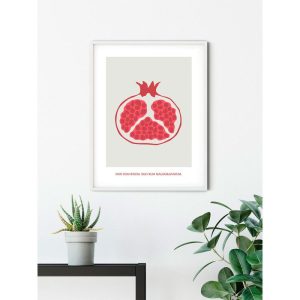 Komar Wandbild Cultivated Pomegranate 50×70 cm Komar Wandbild Cultivated Pomegranate 50×70 cm