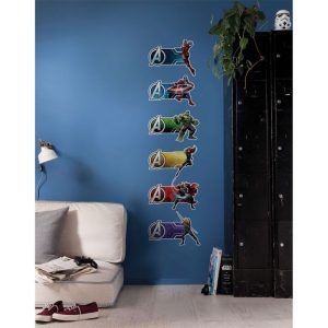 Komar  Wandtattoo Avengers Plates 100×70 cm