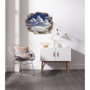 Komar  Wandtattoo Break Out Clouds 100×70 cm