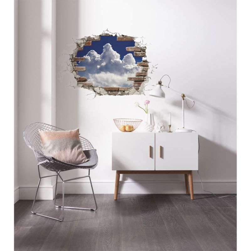 Komar  Wandtattoo Break Out Clouds 100x70 cm