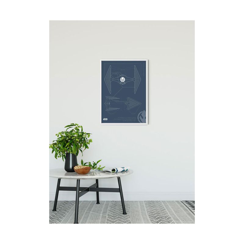 Komar  Wandbild Star Wars Blueprint Sith TIE-Fighter 50x70 cm