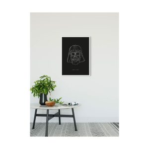 Komar Wandbild Star Wars Lines Dark Side Vader 50×70 cm Komar Wandbild Star Wars Lines Dark Side Vader 50×70 cm
