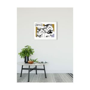 Komar Wandbild Star Wars Classic Comic Quote Stormtrooper 70×50 cm Komar Wandbild Star Wars Classic Comic Quote Stormtrooper 70×50 cm