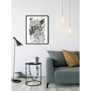 Komar Wandbild Star Wars Boba Fett Drawing 50×70 cm Komar Wandbild Star Wars Boba Fett Drawing 50×70 cm