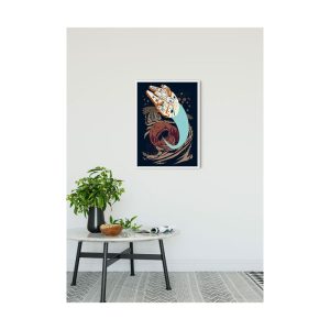 Komar Wandbild Star Wars Classic Vector Asteroid Worm 50×70 cm Komar Wandbild Star Wars Classic Vector Asteroid Worm 50×70 cm