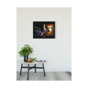 Komar  Wandbild Star Wars Classic Endor Orbit War 70×50 cm