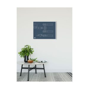 Komar Wandbild Star Wars EP9 Blueprint Y-Wing 70×50 cm Komar Wandbild Star Wars EP9 Blueprint Y-Wing 70×50 cm