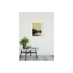 Komar Wandbild Word Lake Hush Sand 50×70 cm Komar Wandbild Word Lake Hush Sand 50×70 cm