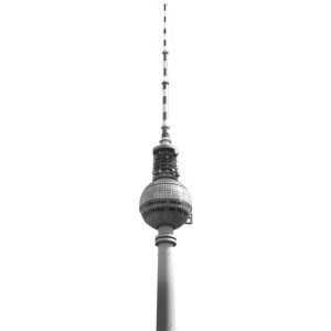 Komar Vlies Fototapete Fernsehturm 50×250 cm Komar Vlies Fototapete Fernsehturm 50×250 cm