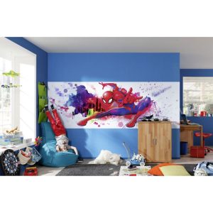 Komar Papier Fototapete Spider-Man Graffiti Art 368×127 cm Komar Papier Fototapete Spider-Man Graffiti Art 368×127 cm