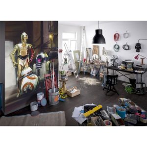 Komar Papier Fototapete Star Wars Three Droids 184×254 cm Komar Papier Fototapete Star Wars Three Droids 184×254 cm