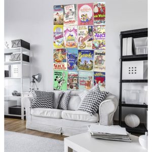 Komar Vlies Fototapete Disney Movie Posters Retro Girls 120×200 cm Komar Vlies Fototapete Disney Movie Posters Retro Girls 120×200 cm