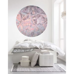 Komar Selbstklebende Vlies Fototapete rund Glossy Crystals Durchmesser 125 cm Komar Selbstklebende Vlies Fototapete rund Glossy Crystals Durchmesser 125 cm