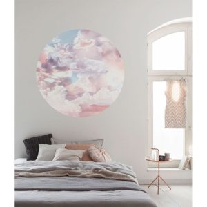 Komar Selbstklebende Vlies Fototapete rund Candy Sky Durchmesser 125 cm Komar Selbstklebende Vlies Fototapete rund Candy Sky Durchmesser 125 cm