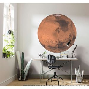 Komar Selbstklebende Vlies Fototapete rund Mars Durchmesser 125 cm Komar Selbstklebende Vlies Fototapete rund Mars Durchmesser 125 cm