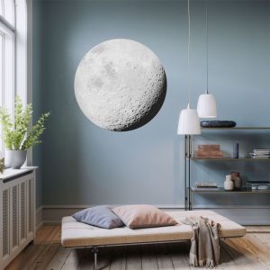 Komar Selbstklebende Vlies Fototapete rund Luna Durchmesser 125 cm Komar Selbstklebende Vlies Fototapete rund Luna Durchmesser 125 cm