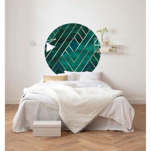 Komar Selbstklebende Vlies Fototapete rund Jade Durchmesser 125 cm Komar Selbstklebende Vlies Fototapete rund Jade Durchmesser 125 cm