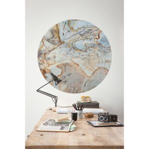 Komar Selbstklebende Vlies Fototapete rund Marble Sphere Durchmesser 125 cm Komar Selbstklebende Vlies Fototapete rund Marble Sphere Durchmesser 125 cm