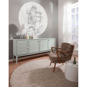 Komar Selbstklebende Vlies Fototapete rund Barock Beauty Durchmesser 125 cm Komar Selbstklebende Vlies Fototapete rund Barock Beauty Durchmesser 125 cm