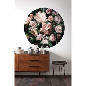 Komar Selbstklebende Vlies Fototapete rund Flower Couture Durchmesser 125 cm Komar Selbstklebende Vlies Fototapete rund Flower Couture Durchmesser 125 cm