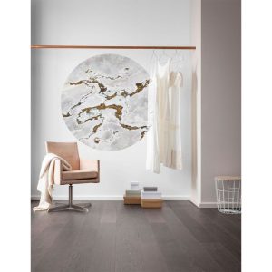 Komar Selbstklebende Vlies Fototapete rund Marble Vibe Durchmesser 125 cm Komar Selbstklebende Vlies Fototapete rund Marble Vibe Durchmesser 125 cm
