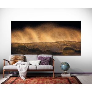Komar Vlies Fototapete Golden Wave 200×100 cm Komar Vlies Fototapete Golden Wave 200×100 cm
