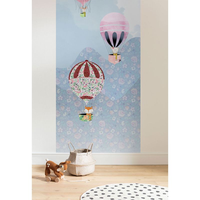 Komar  Vlies Fototapete Happy Ballon Panel 100x250 cm