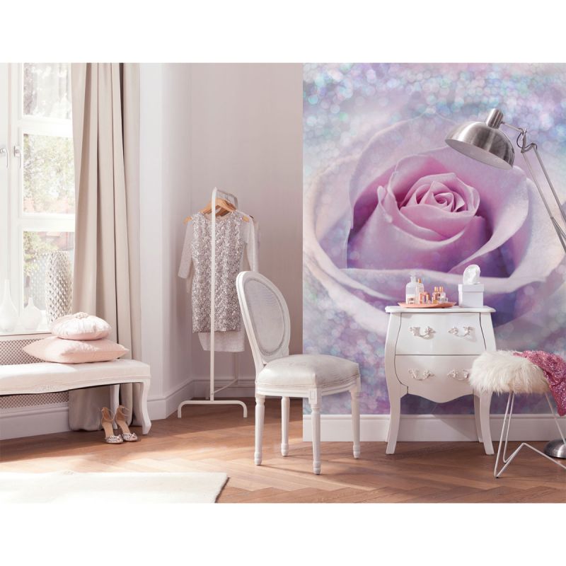 Komar  Vlies Fototapete Delicate Rose 200x260 cm