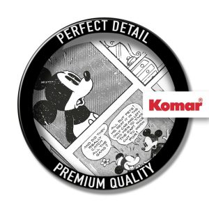 Komar Selbstklebende Vlies Fototapete rund Mickey Head Comic Cartoon Durchmesser 125 cm Komar Selbstklebende Vlies Fototapete rund Mickey Head Comic Cartoon Durchmesser 125 cm
