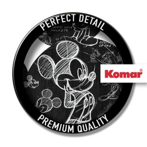 Komar Selbstklebende Vlies Fototapete rund Mickey Head Illustration Durchmesser 125 cm Komar Selbstklebende Vlies Fototapete rund Mickey Head Illustration Durchmesser 125 cm