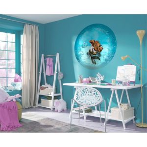 Komar Selbstklebende Vlies Fototapete rund Ariel Dreaming Durchmesser 125 cm Komar Selbstklebende Vlies Fototapete rund Ariel Dreaming Durchmesser 125 cm
