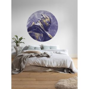 Komar Selbstklebende Vlies Fototapete rund Avengers Painting Thanos Durchmesser 125 cm Komar Selbstklebende Vlies Fototapete rund Avengers Painting Thanos Durchmesser 125 cm