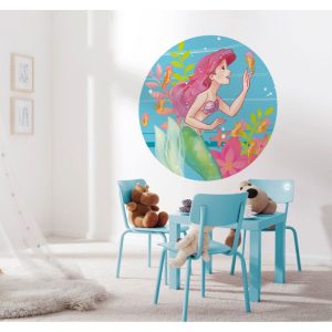 Komar Selbstklebende Vlies Runde Fototapete Ariel Seahorses ?125 cm Komar Selbstklebende Vlies Runde Fototapete Ariel Seahorses ?125 cm