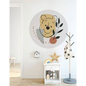 Komar Selbstklebende Vlies Fototapete rund Winnie the Pooh Smile Durchmesser 125 cm Komar Selbstklebende Vlies Fototapete rund Winnie the Pooh Smile Durchmesser 125 cm