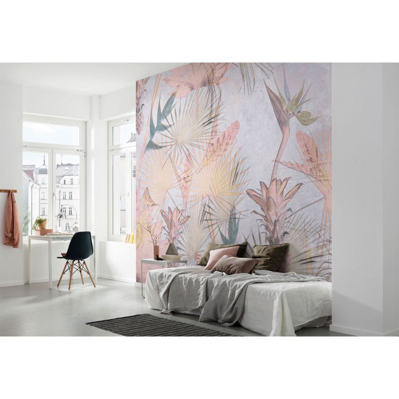 Komar  Papier Fototapete Tropical Concrete 368x254 cm
