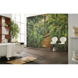 Komar Papier Fototapete Jungle Trail 368×254 cm Komar Papier Fototapete Jungle Trail 368×254 cm