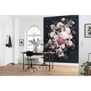 Komar Vlies Fototapete Bouquet Noir 200×250 cm Komar Vlies Fototapete Bouquet Noir 200×250 cm