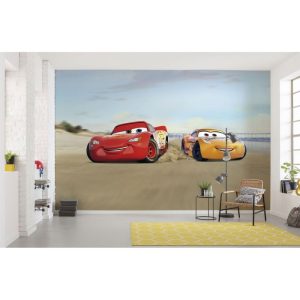 Komar Papier Fototapete Cars Beach Race 368×254 cm Komar Papier Fototapete Cars Beach Race 368×254 cm