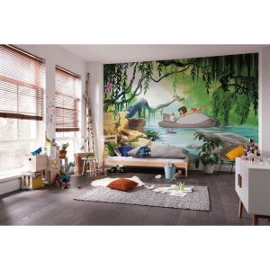 Komar Papier Fototapete Jungle Book Swimming with Baloo 368×254 cm Komar Papier Fototapete Jungle Book Swimming with Baloo 368×254 cm